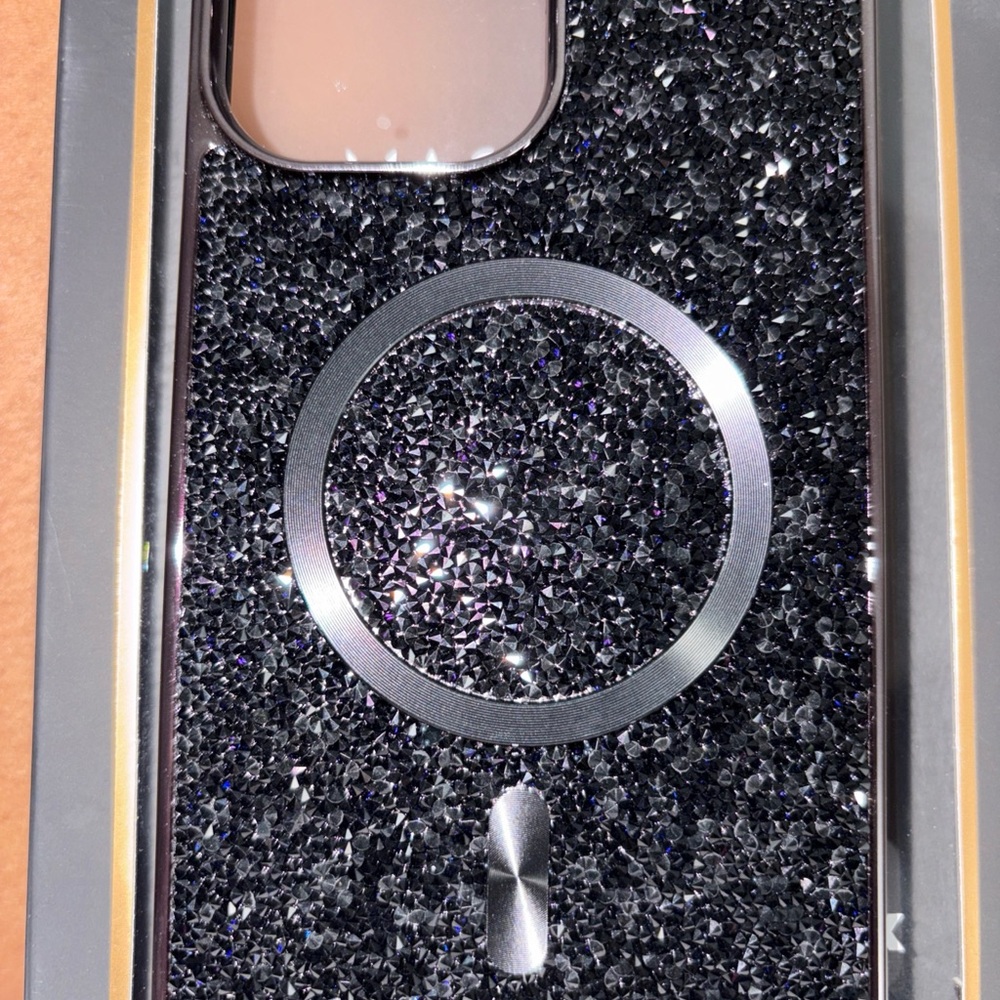 Glitter Black iPhone Case ProMax 12/ 13  NIB